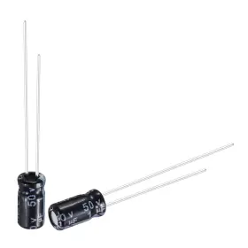105c Uxcell 632702042509 1uf 50v Capacitor Aluminum Electrolytic Capacitors High Temp 50pcs