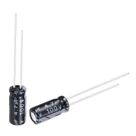 105c Uxcell 632702042561 4.7uf 100v Capacitor Aluminum Electrolytic Capacitors High Temp 50pcs