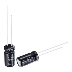 Uxcell 632702042738 47uf 63v Capacitor Aluminum Electrolytic Capacitors 105c High Temp 10pcs