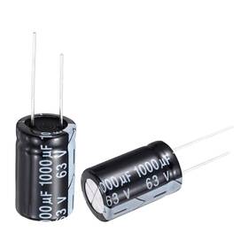 Uxcell 632702042790 1000uf 63v Capacitors Aluminum Electrolytic 105c High Temp 10pcs