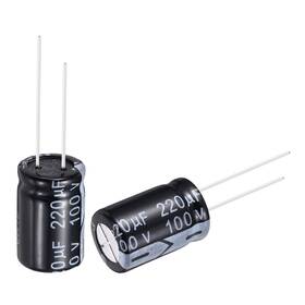 Uxcell 632702042806 220uf 100v Capacitor Aluminum Electrolytic Capacitors 105c High Temp 10pcs