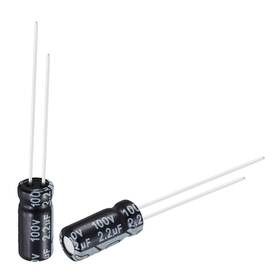 Uxcell 632702042851 2.2uf 100v Capacitor Aluminum Electrolytic Capacitors 105c High Temp 50pcs