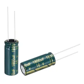 105c Uxcell 676766102311 1800uf 16v Capacitor Aluminum Electrolytic Capacitors High Temp 18pcs