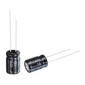 Uxcell 676766313892 470uf 16v 8x12mm Electrolytic Capacitor Aluminum Capacitors 50pcs