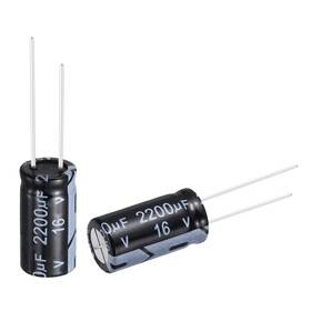 Uxcell 676766313946 2200uf 16v 10x20mm Electrolytic Capacitor Aluminum Capacitors 24pcs