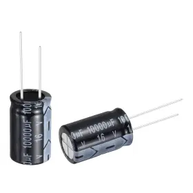 Uxcell 676766314035 10000uf 16v 16x26mm Electrolytic Capacitor Aluminum Capacitors 12pcs