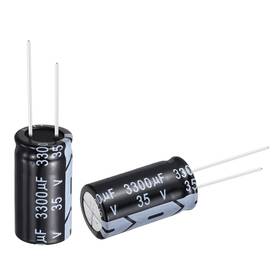 Uxcell 676766314509 3300uf 35v 16x31mm Electrolytic Capacitor Aluminum Capacitors 12pcs