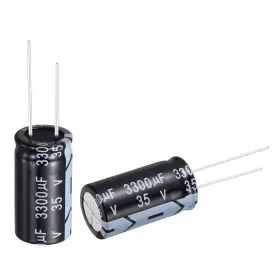 Uxcell 676766314509 3300uf 35v 16x31mm Electrolytic Capacitor Aluminum Capacitors 12pcs