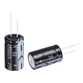 Uxcell 676766314547 4700uf 35v 18x30mm Electrolytic Capacitor Aluminum Capacitors 12pcs