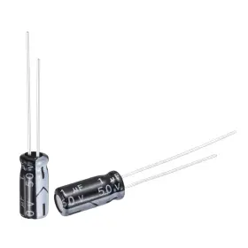 Uxcell 676766314578 1uf 50v 5x11mm Electrolytic Capacitor Aluminum Capacitors 50pcs