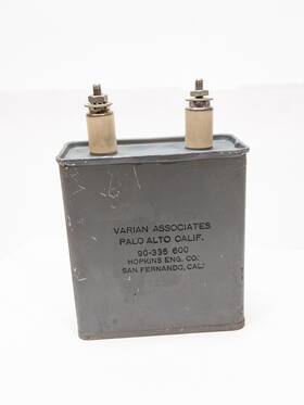 Varian Associates 90-335 Vintage Oil Filled Capacitor 600 Usa