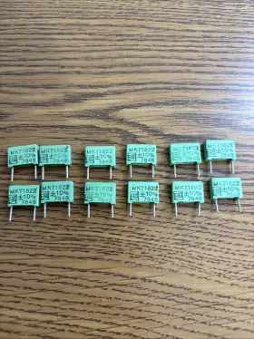 Mkt1822 Vishay Ero 7848 12 Vintage Vishay/ Capacitors Lot 1 Nf 1000v 10% Radial Lead