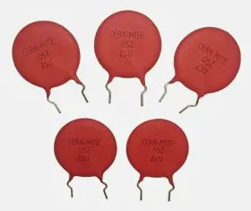 562ckj601ap503za03 Vishay Roederstein Lot Of 5 500v .05z Z5u Ceramite Disc Capacitor