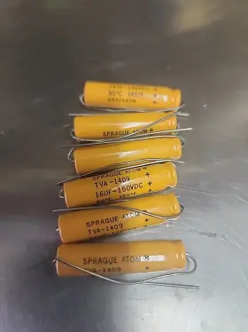 Usa7547h Vishay Sprague 1409 Capacitor Atom Tva 16 Uf-150vdc 85 C 185 F Set Of 6