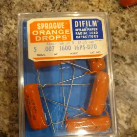 16ps-d70 Vishay Sprague Qty 5 .007 1600 Kleer-pak Nos