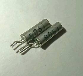 Vishay Sprague 190s Lot Of 25 Nos S061 Vintage Metal Case Axial Tantalum Capacitors