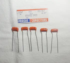1pb-d47 Vishay Sprague Qty 5 .0047uf 100vdc 225 Film/foil Capacitors Nos 10%