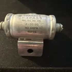 48p-18 Vishay Sprague 48p18 Vintage Nos Nib Hypass Capacitor .5 Mf 50 Wvdc 3 Terminal