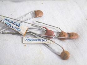 Vishay Sprague 5ga-q10 Capacitors Type Ga Mf .000010 1000 Volts Cat. No 2515 5 Pcs