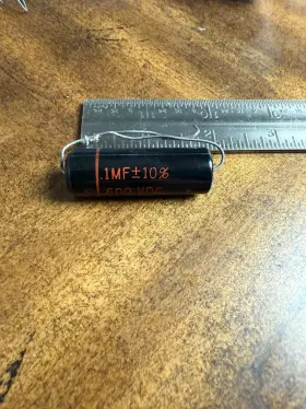 6tm-p10 Vishay Sprague Black Beauty .1 Uf /- 10% 600vdc Capacitor Qty 1