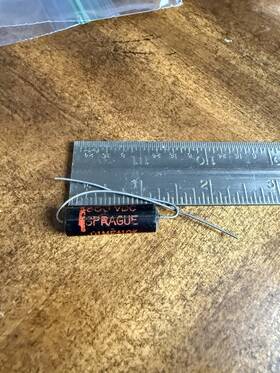 Vishay Sprague 6tm-s10 Black Beauty .01 Uf /- 10% 600 Vdc Capacitor