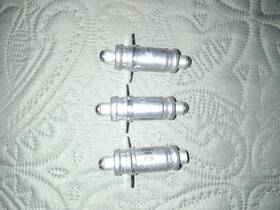 Vishay Sprague 80p3 3 Nos Hypass Capacitors - .1 Mfd 600 Vdc 20 Amps F/ Ham Radio
