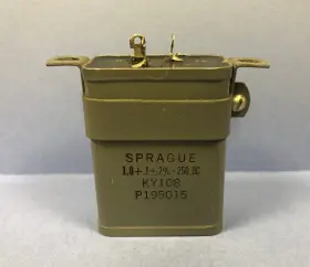 P195015 Vishay Sprague Ky108/p195015 Vintage Medical Grade Pio Capacitor 1.0 .1 Mfd 250vdc Diy Tube Audio/amp