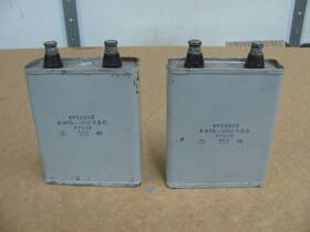 Vishay Sprague P7629 Two 8 Mfd 1000 Vdc Capacitors