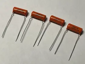 Sbe6ps-s33 Vishay Sprague 4 Nos Vintage Orange Drop .033 Uf 600v 6ps-s33 Guitar Amp Tone Capacitor