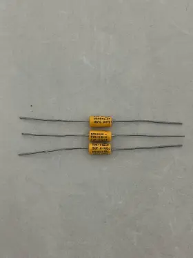 Tva-1103 Vishay Sprague Atom Capacitors 5uf 0-50vdc - Lot Of 3 Pcs New Tested
