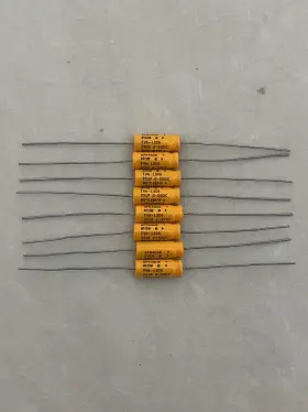 Tva-1306 Vishay Sprague Atom Capacitors 25uf 0-50vdc - Lot Of 8 Pcs New Tested