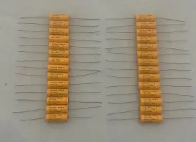 Tva-1312 Vishay Sprague Atom Capacitors 250uf 0-50vdc - Lot Of 28 Pcs New Tested
