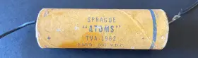 Tva-1962 Vishay Sprague Capacitor 8 Mfd 600 Vdc Not Tested
