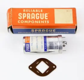 Tvl-1430 Vishay Sprague Vintage Radio Capacitor Twist Lok 150 Mf Wvdc Nos