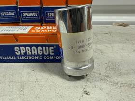Vishay Sprague Tvlu-1750 Nos 1 60uf To 90uf 500wvdc 500v Can Capacitor Twist-lok