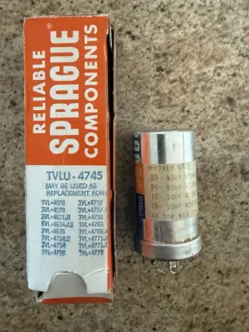 Tvlu-4745 Vishay Sprague Electrolytic Capacitor