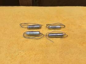 West-cap Ve332k West-cap Pio Metal Capacitors. Four 4 .0033uf 400v Genuine Nos Vintage