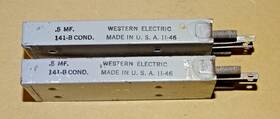 Western Electric 141-b 2 Type Condensers .5 Mfd 500 Vdc