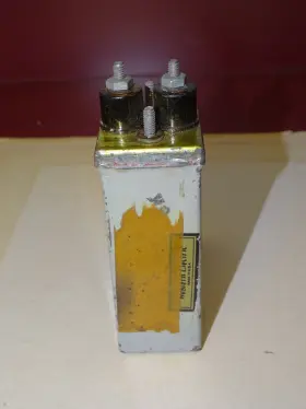 160797 Western Electric Type D Oil Condenser 45 Mfd Good