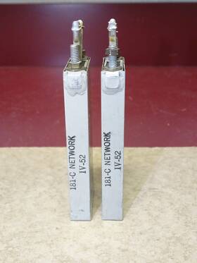 Western Electric 181c 2 Type 181-c Network Condensers .65 Mfd