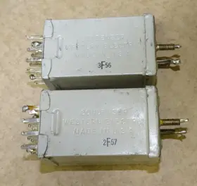 282b Western Electric 282c Pair Type Condensers Adjustable