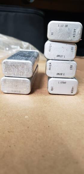 Western Electric 440qa Lot Of 6 440aq Capacitors 1.07 Mfd Test Pictured