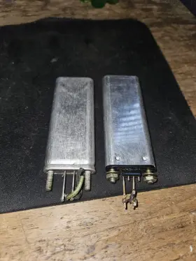 441qu Western Electric 2 Vintage Capacitors .1uf 10mf