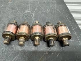 Western Electric 50mmf And Aircraft Radio Corp Glass Vacuum Capacitors
