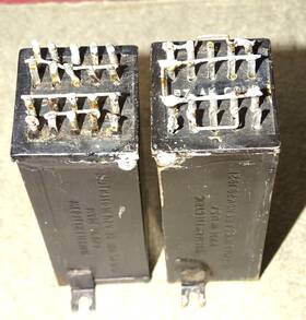 Western Electric 57ak Pair Type Condensers Adjustable Black