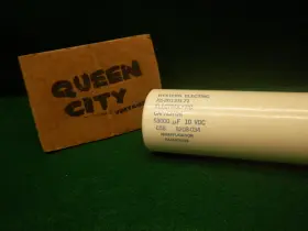 8208-034 Western Electric Vintage 63000uf 10vdc Electrolytic Capacitor