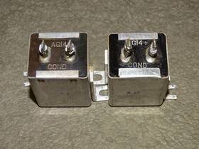 Western Electric Ag14 2 Type Condensers Good
