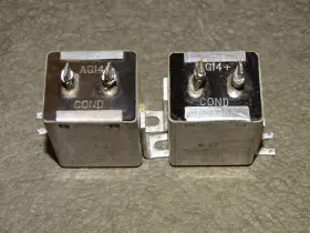 Ag14 Western Electric 2 Type Condensers Good