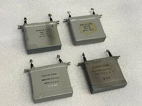 Western Electric D-161740 Vintage 4 .02 Uf Mf 200v Capacitors