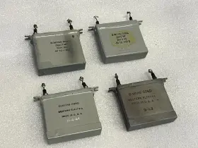D-161740 Western Electric Vintage 4 .02 Uf Mf 200v Capacitors